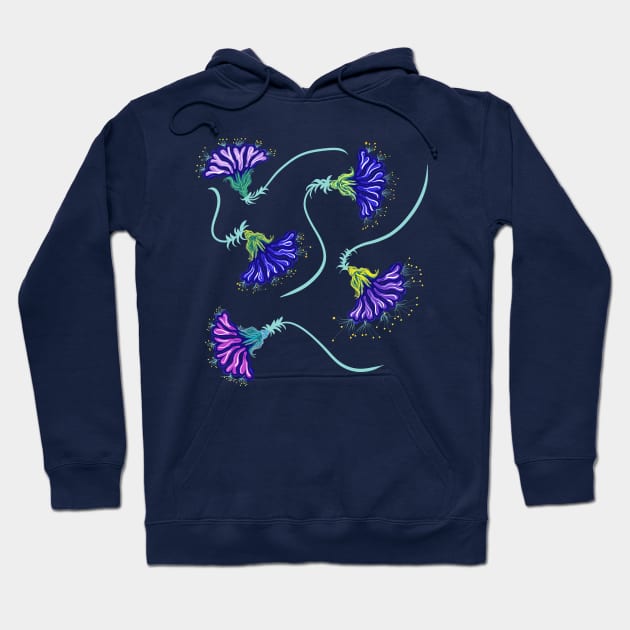 FANCY FLOWERS Hoodie by aroba